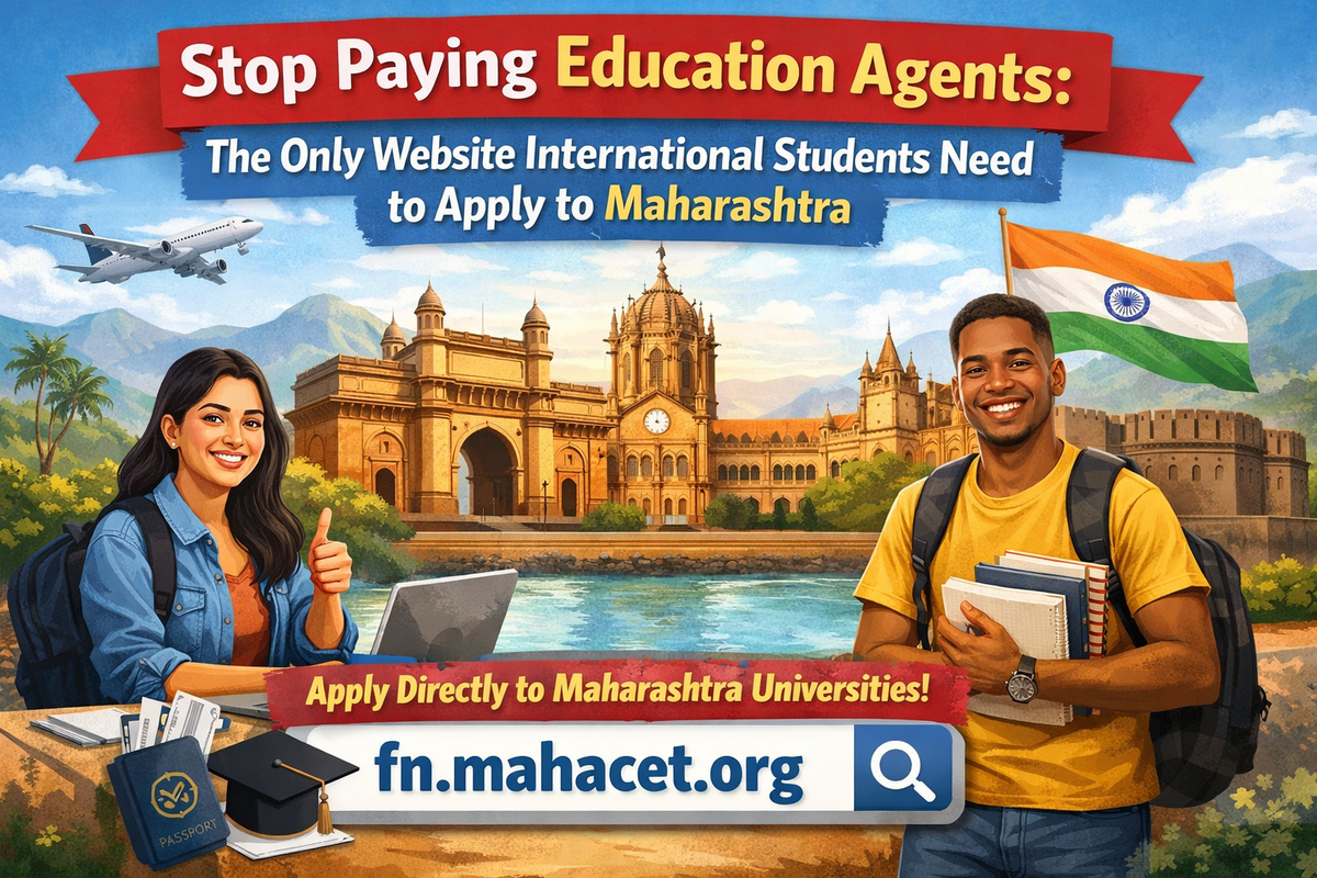 Stop Paying Education Agents: The Only Website International Students Need to Apply to Maharashtra