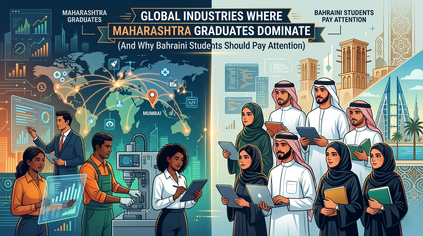 6 Industries Where Maharashtra Graduates Dominate Globally (And Why Bahraini Students Should Pay Attention)