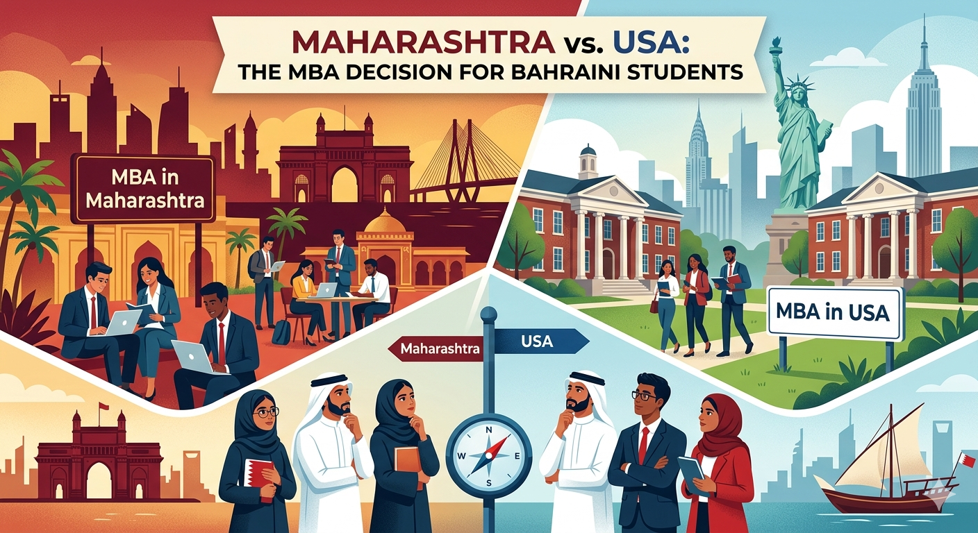 Maharashtra vs the US for MBA: What Bahraini Students Need to Know Before Deciding