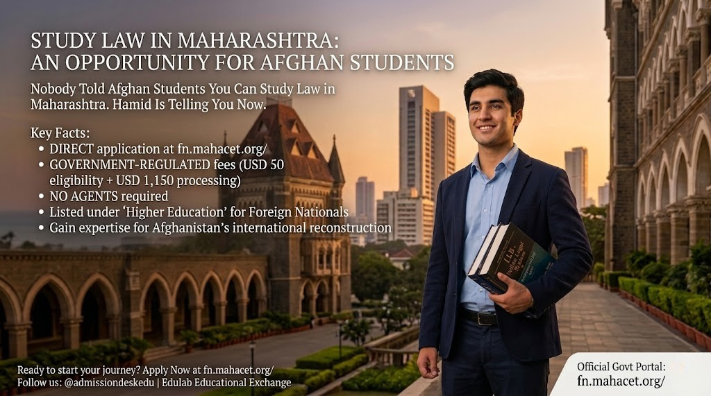 Nobody Told Afghan Students You Can Study Law in Maharashtra. Hamid Is Telling You Now.