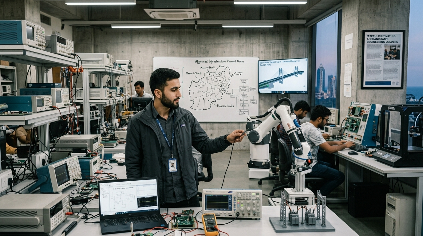 Daud Already Has a B.Tech. His M.Tech in Mumbai Is Why Afghanistan's Engineering Future Gets Built Here.