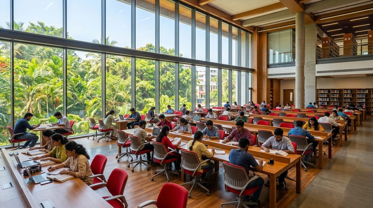 Inside the University of Mumbai Knowledge Resource Centre