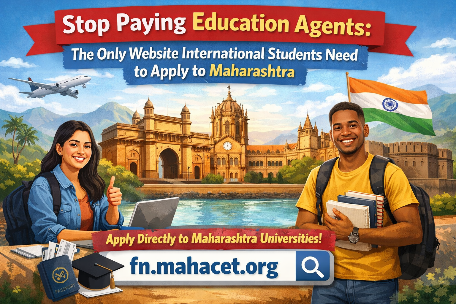 Stop Paying Education Agents: The Only Website International Students Need to Apply to Maharashtra