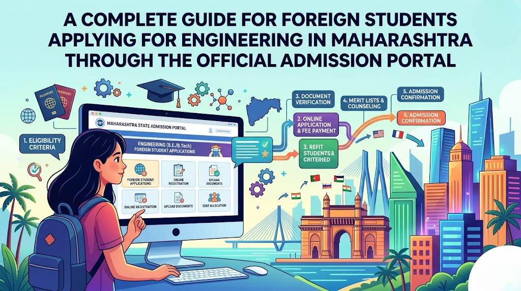 A Complete Guide for Foreign Students Applying for Engineering in Maharashtra Through the Official Admission Portal