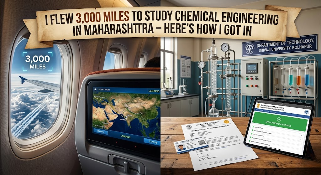 "I Flew 3,000 Miles to Study Chemical Engineering in Maharashtra- Here's How I got in"