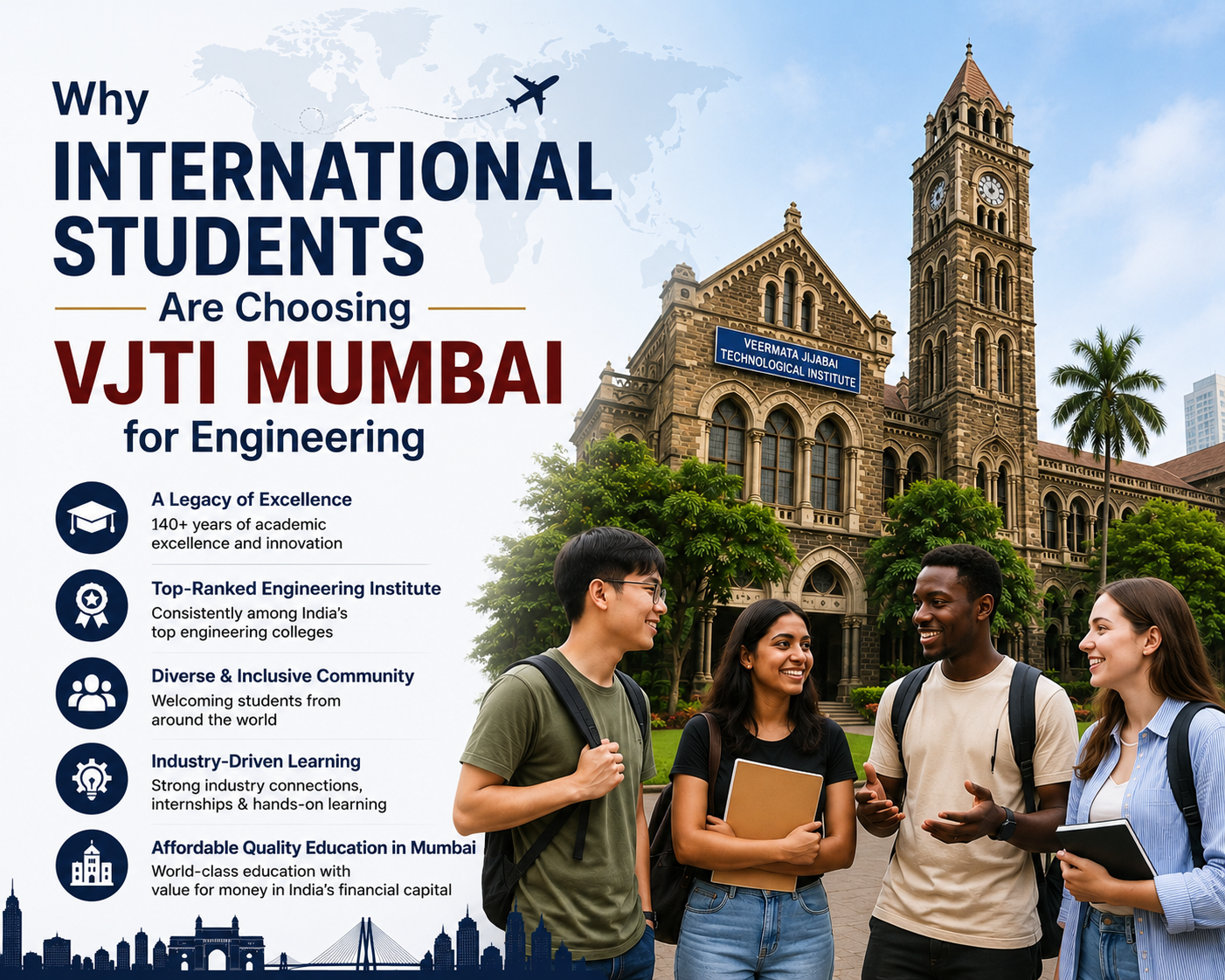 Why International Students Are Choosing VJTI Mumbai for Engineering