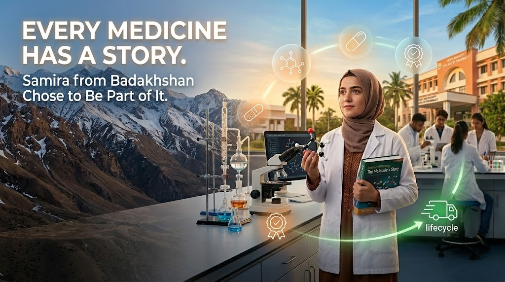 Every Medicine Has a Story. Samira from Badakhshan Chose to Be Part of It.