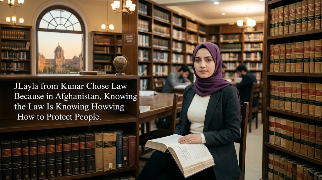 Layla from Kunar Chose Law Because in Afghanistan, Knowing the Law Is Knowing How to Protect People.