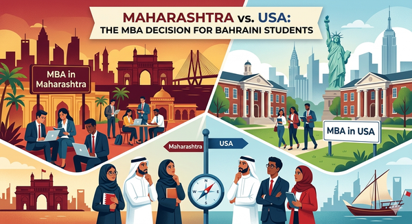 Maharashtra vs the US for MBA: What Bahraini Students Need to Know Before Deciding