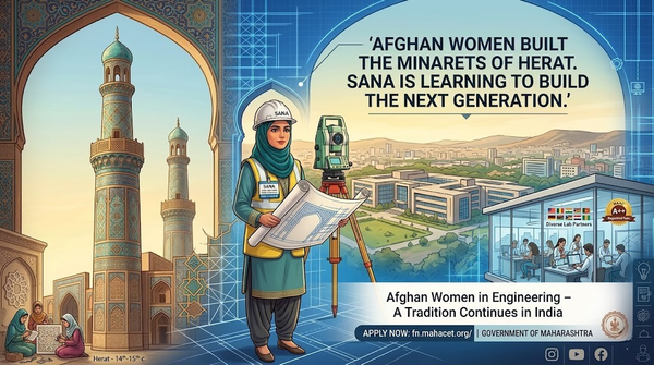 Afghan Women Built the Minarets of Herat. Sana Is Learning to Build the Next Generation.