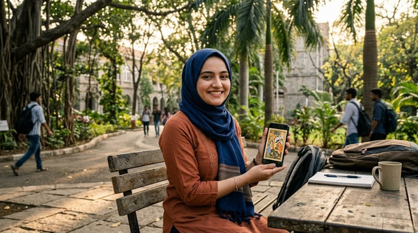 World Art Day 2026: Leila from Herat Sends Good Wishes from SPPU Pune to Every Afghan Artist