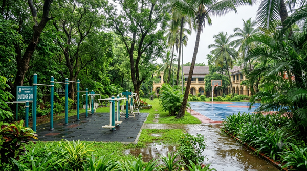 Monsoon Campus Life: Outdoor Fitness & Sports Spaces in Maharashtra